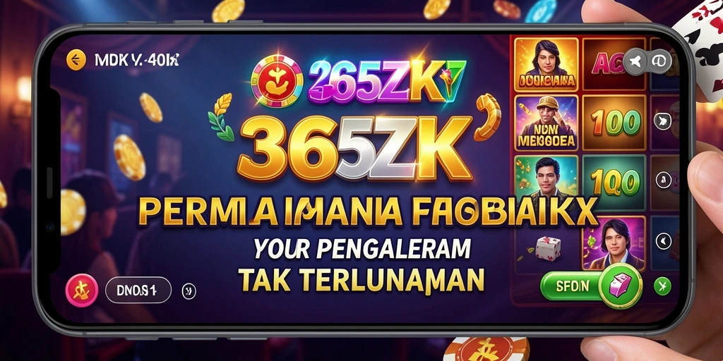 Tampilan menarik dan mendebarkan dari gameplay Kasino 365ZK.