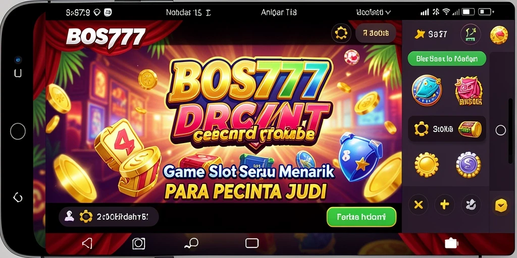 Screenshot gameplay BOS777 menampilkan keseruan permainan slot.