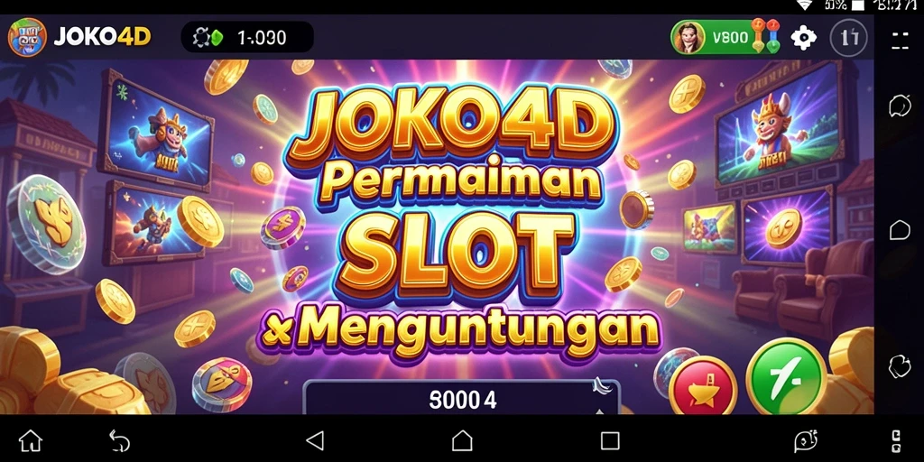 Tampilan gameplay menarik dari JOKO4D yang menampilkan berbagai slot.