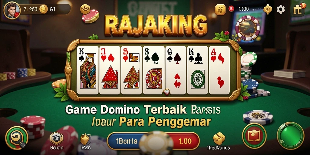 Tampilan gameplay RAJAKING dengan suasana kompetitif yang seru.