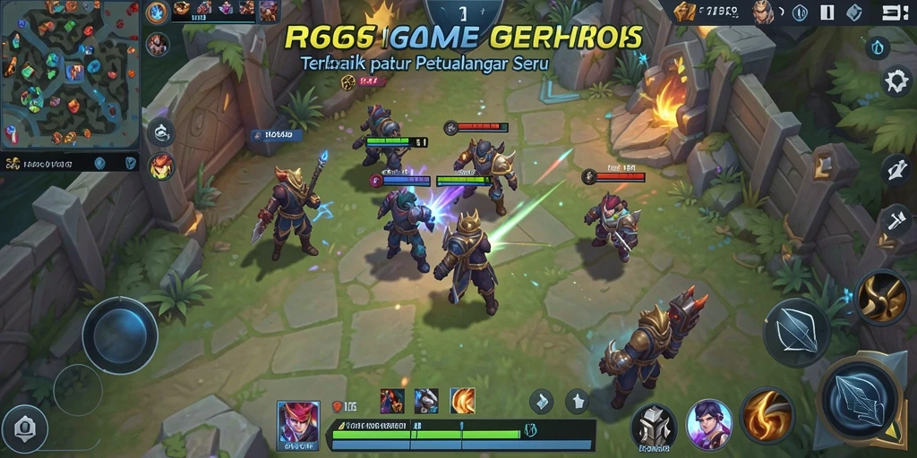 Tampilan gameplay seru dan interaksi tim dalam RR666.