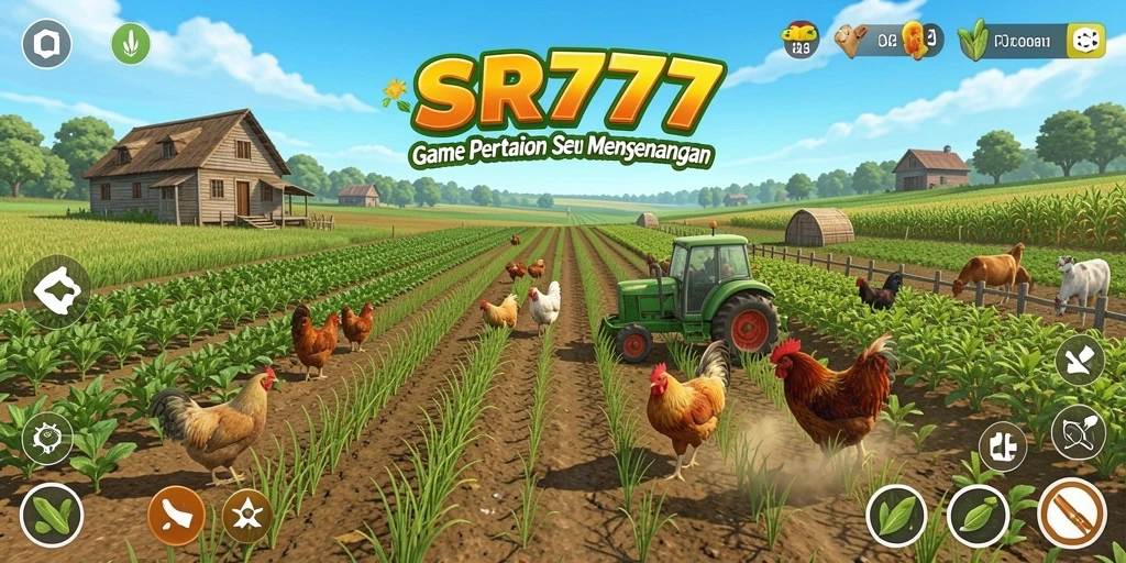 Tampilan gameplay yang menarik di dunia pertanian SR777.