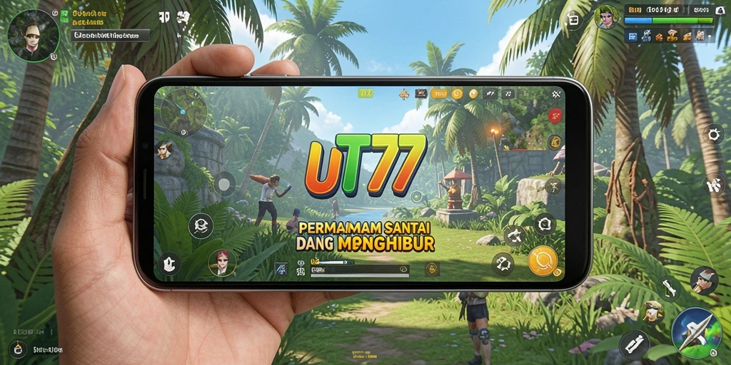 Screenshot UT77 menampilkan gameplay santai yang menghibur.