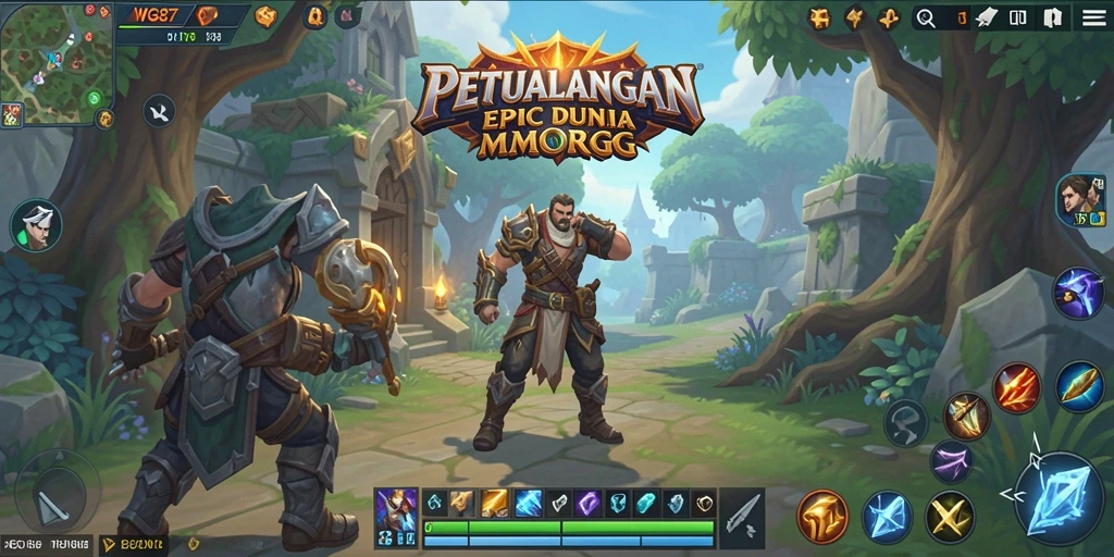 Tampilan dinamis dan menakjubkan dari gameplay MMORPG WG87.